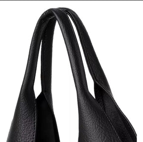 BOLSA DE COURO FLAIR COM NÉCESSAIRE
