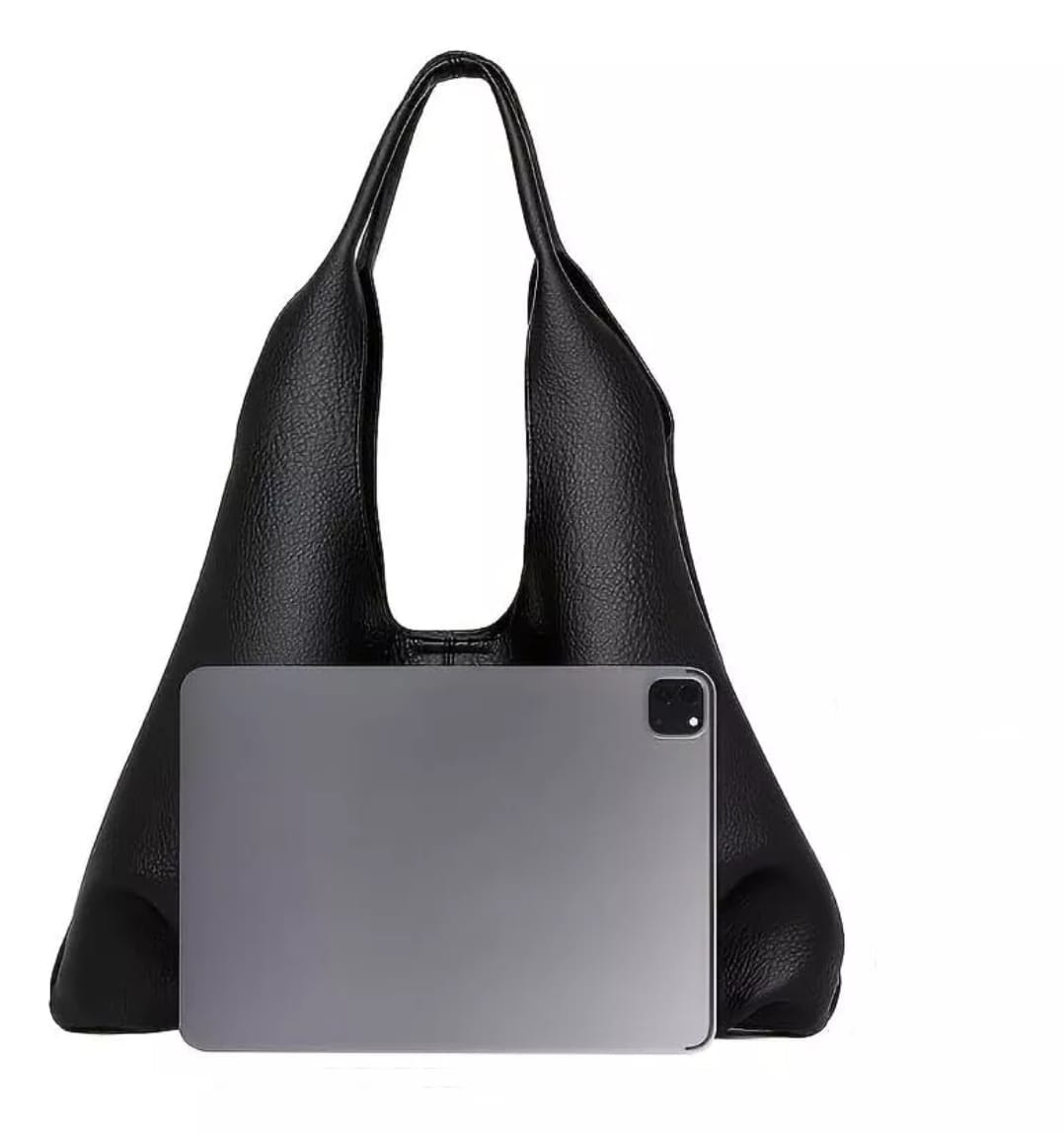 BOLSA DE COURO FLAIR COM NÉCESSAIRE