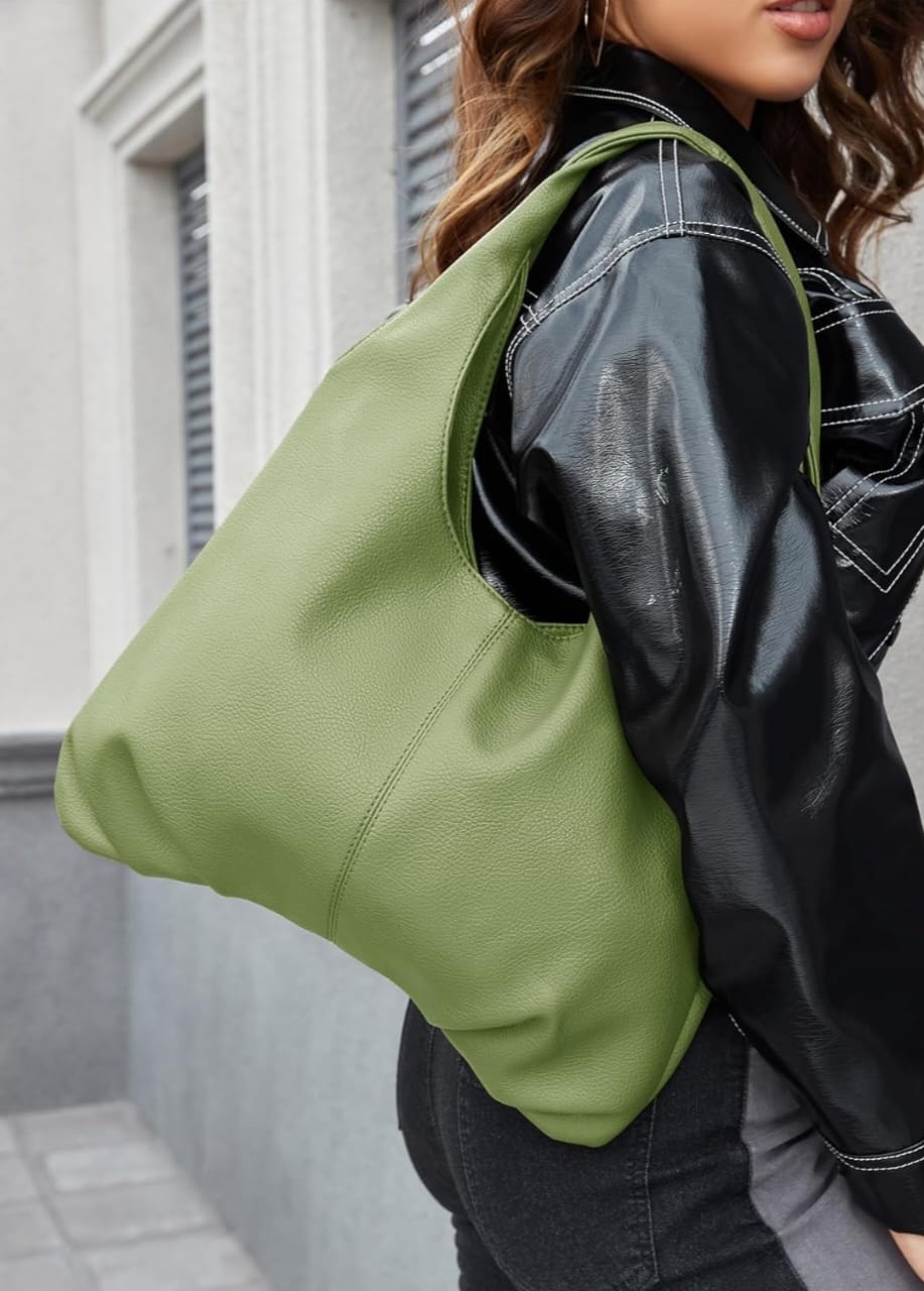 BOLSA DE COURO FLAIR COM NÉCESSAIRE