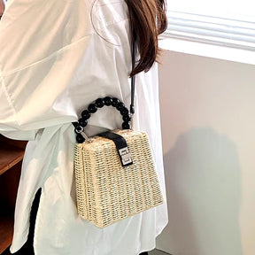 BOLSA DE PALHA BORA BORA